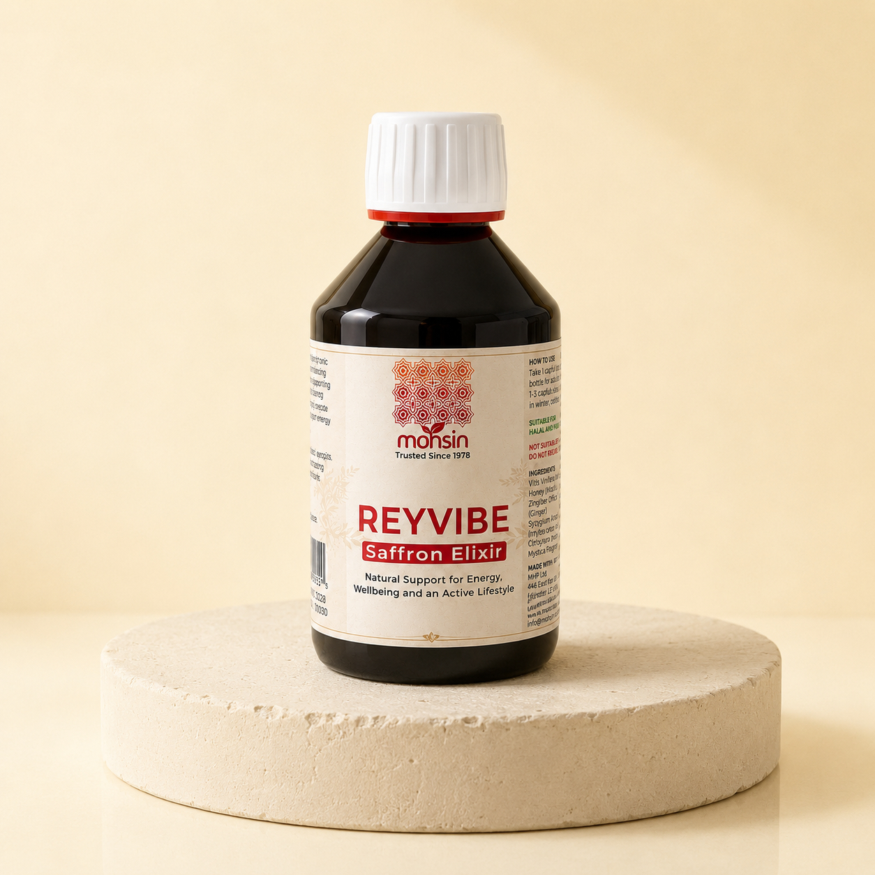 Load video: Reyvibe Saffron Elixir