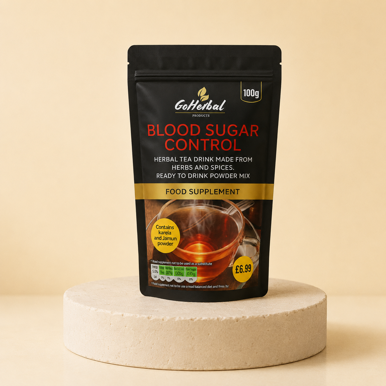 Go Herbal Blood Sugar Control (100g)